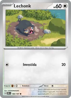 Lechonk – Carta Pokémon TCG