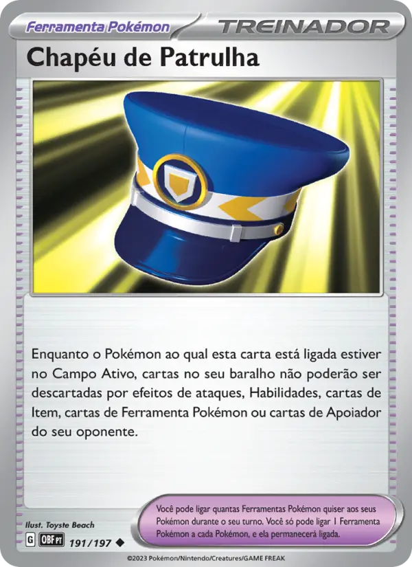 Chapéu de Patrulha – Pokémon TCG