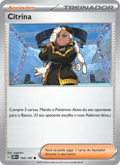 Citrina – Carta Pokémon TCG
