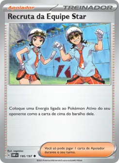 Recruta da Equipe Star – Carta Pokémon TCG