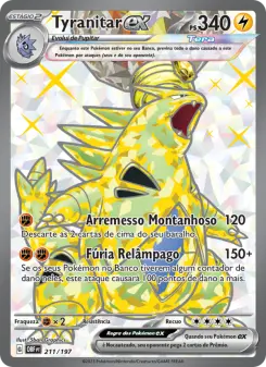 Tyranitar ex – Carta Pokémon TCG