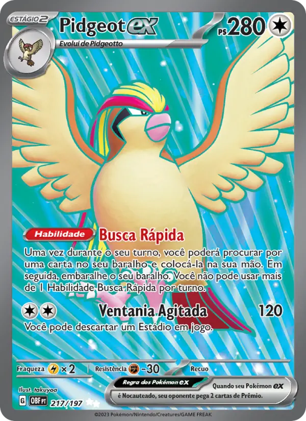 Pidgeot ex – Pokémon TCG