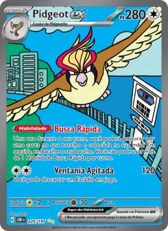 Pidgeot ex – Carta Pokémon TCG