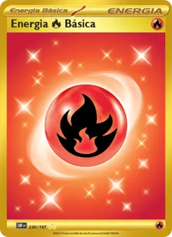 Energia Fire Básica – Carta Pokémon TCG