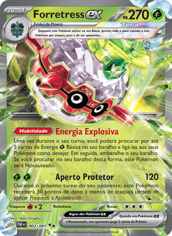 Forretress ex – Pokémon TCG