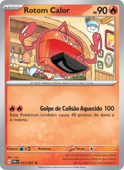 Rotom Calor – Carta Pokémon TCG