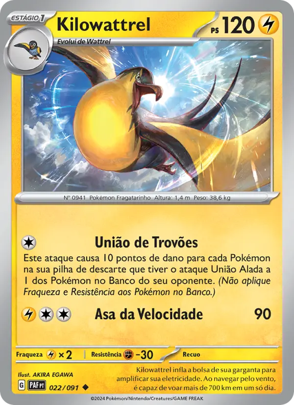 Kilowattrel – Pokémon TCG