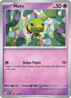 Natu – Carta Pokémon TCG