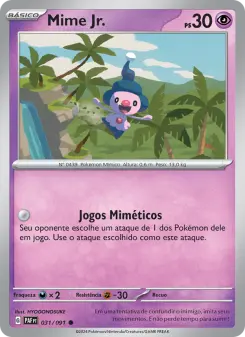 Mime Jr. – Carta Pokémon TCG