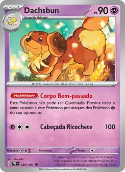 Dachsbun – Carta Pokémon TCG