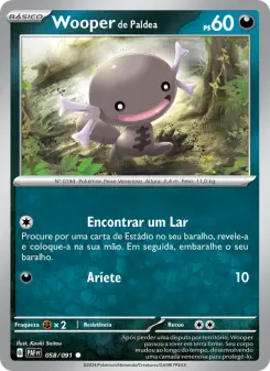 Wooper de Paldea – Carta Pokémon TCG