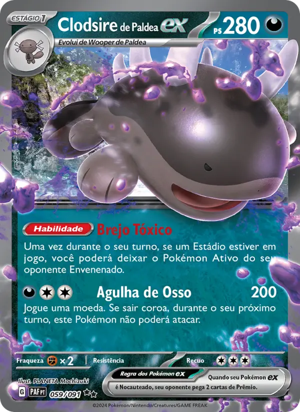 Clodsire de Paldea ex – Pokémon TCG