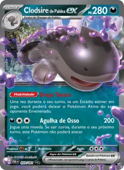 Clodsire de Paldea ex – Carta Pokémon TCG