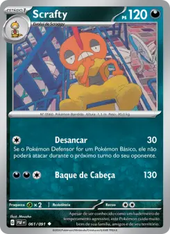 Scrafty – Carta Pokémon TCG