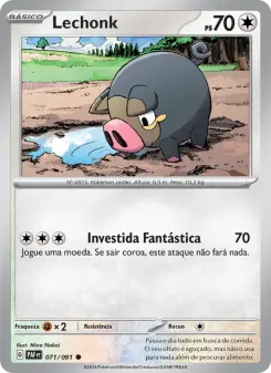 Lechonk – Carta Pokémon TCG