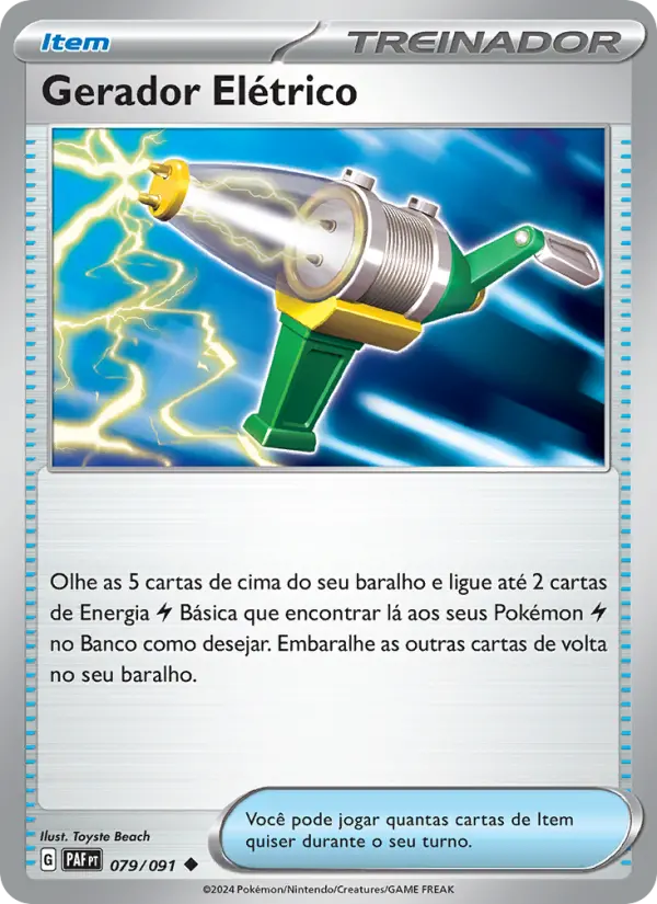 Gerador Elétrico – Pokémon TCG