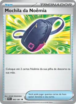 Mochila da Noêmia – Carta Pokémon TCG
