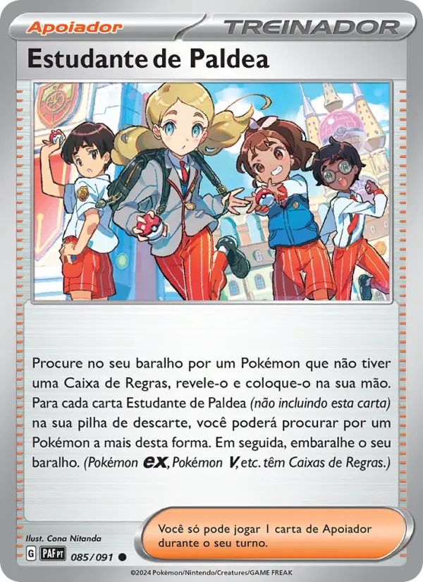 Estudante de Paldea – Pokémon TCG