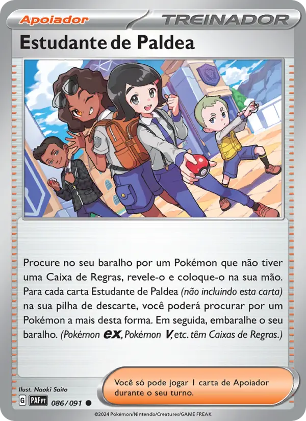 Estudante de Paldea – Pokémon TCG