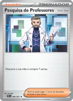 Pesquisa de Professores – Carta Pokémon TCG