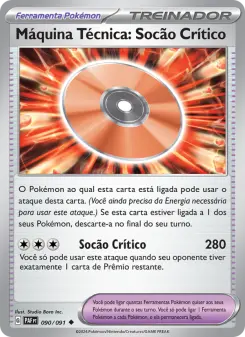 Máquina Técnica: Socão Crítico – Carta Pokémon TCG