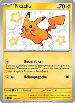 Pikachu – Carta Pokémon TCG