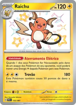 Raichu – Carta Pokémon TCG