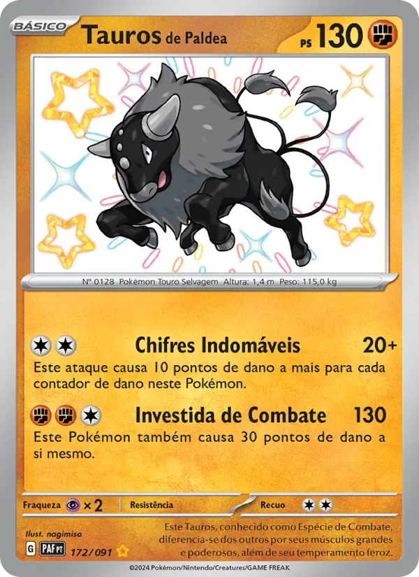 Tauros de Paldea – Pokémon TCG