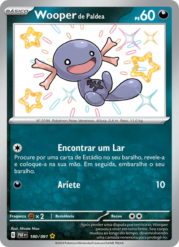 Wooper de Paldea – Pokémon TCG