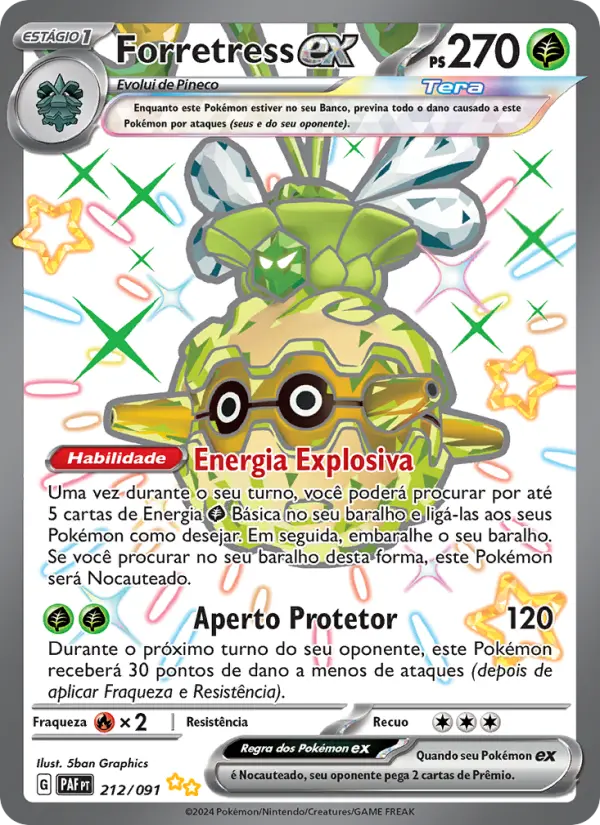Forretress ex – Pokémon TCG