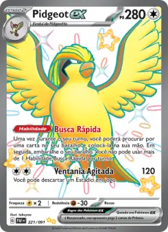 Pidgeot ex – Carta Pokémon TCG