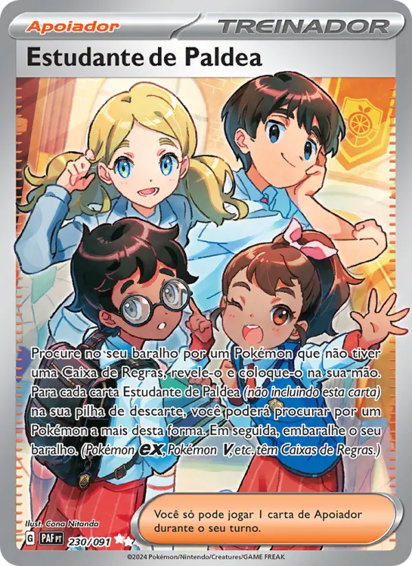 Estudante de Paldea – Pokémon TCG