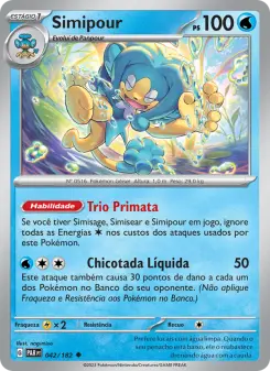 Simipour – Carta Pokémon TCG