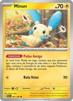 Minun – Carta Pokémon TCG