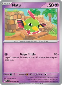 Natu – Carta Pokémon TCG