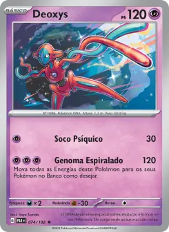Deoxys – Carta Pokémon TCG