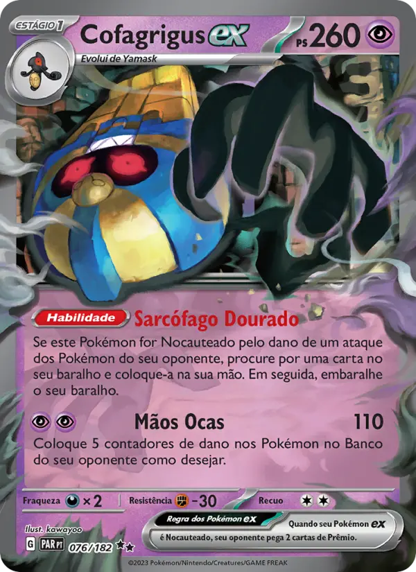 Cofagrigus ex – Pokémon TCG