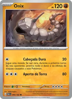 Onix – Carta Pokémon TCG