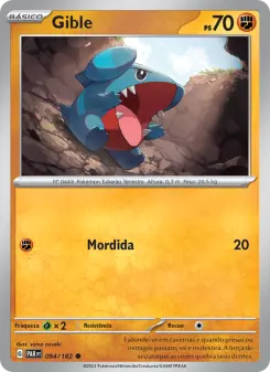 Gible – Carta Pokémon TCG