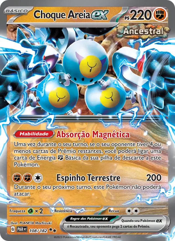 Choque Areia ex – Pokémon TCG