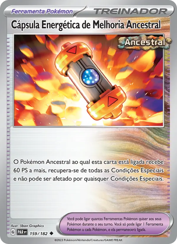 Cápsula Energética de Melhoria Ancestral – Pokémon TCG