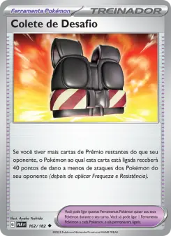 Colete de Desafio – Carta Pokémon TCG