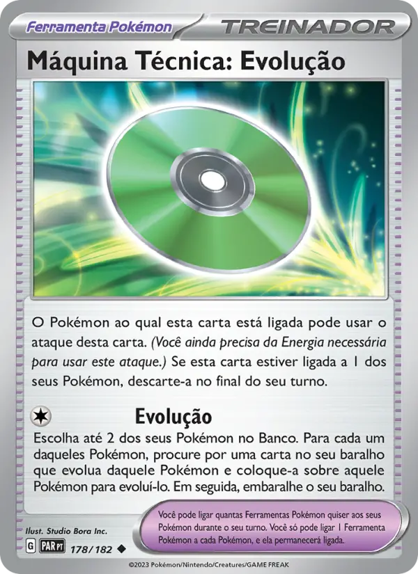 Máquina Técnica: Evolução – Pokémon TCG
