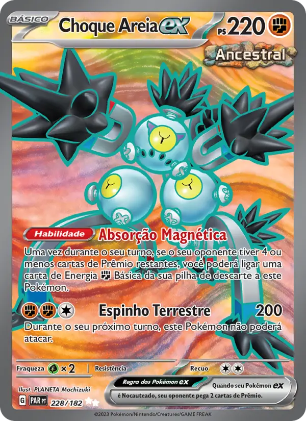Choque Areia ex – Pokémon TCG