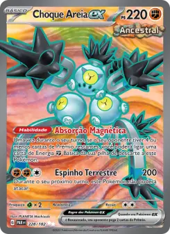 Choque Areia ex – Carta Pokémon TCG