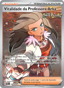 Vitalidade da Professora Arka – Carta Pokémon TCG