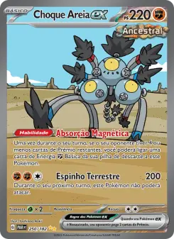 Choque Areia ex – Carta Pokémon TCG