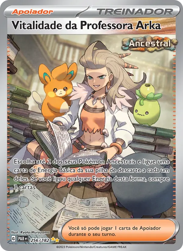Vitalidade da Professora Arka – Pokémon TCG