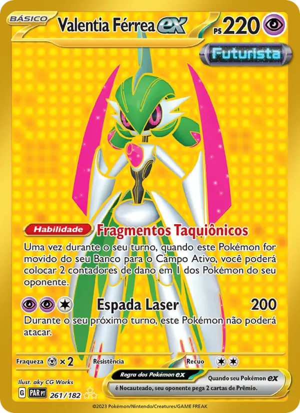 Valentia Férrea ex – Pokémon TCG