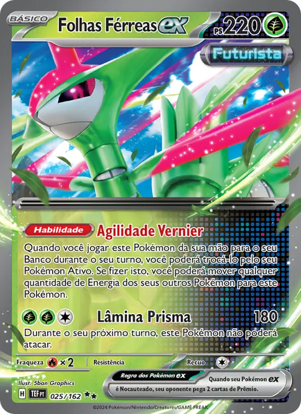 Folhas Férreas ex – Pokémon TCG
